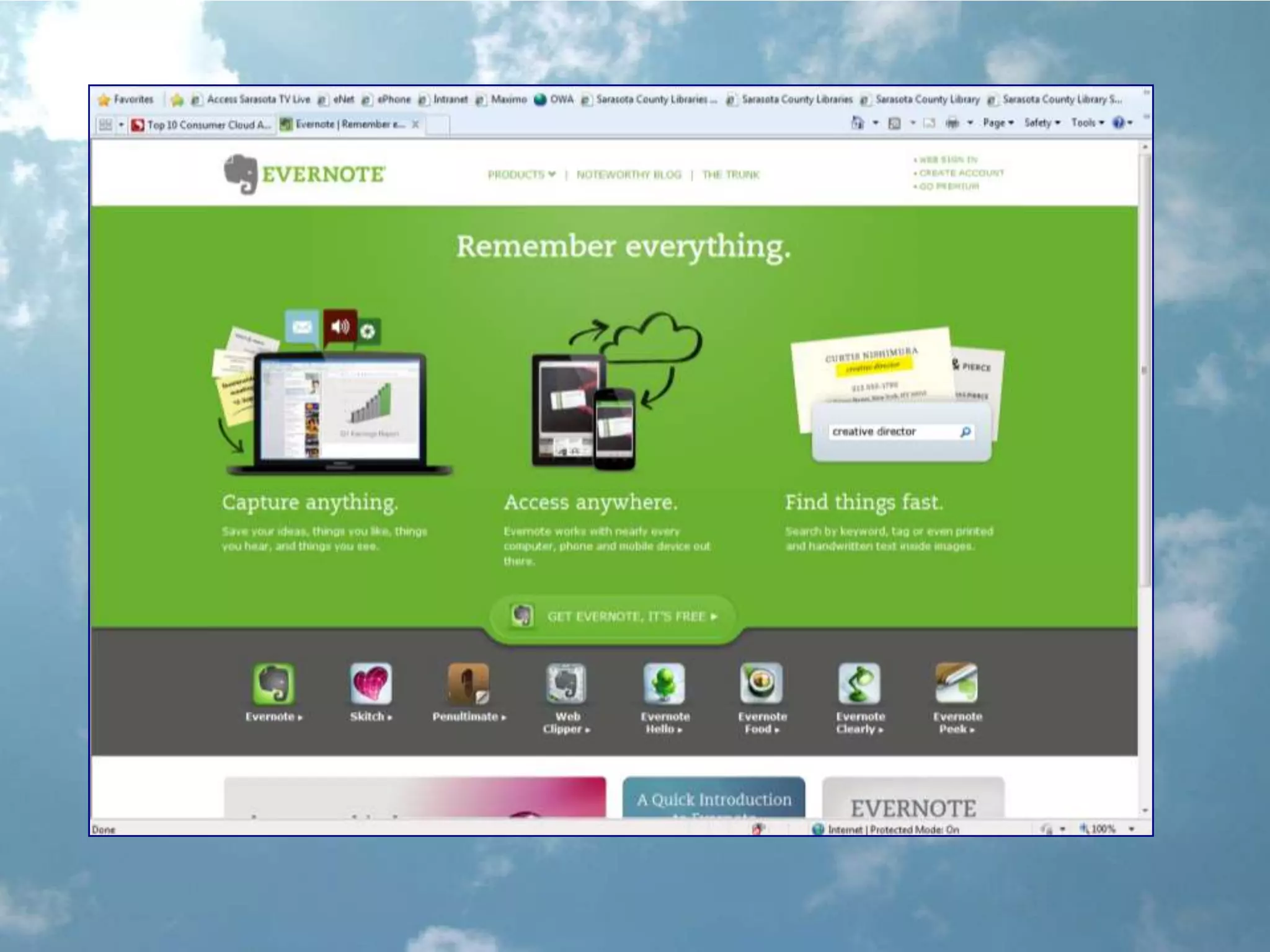 Up in the clouds sdd 2012