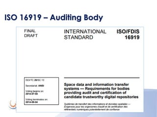 ISO 16919 – Auditing Body
 