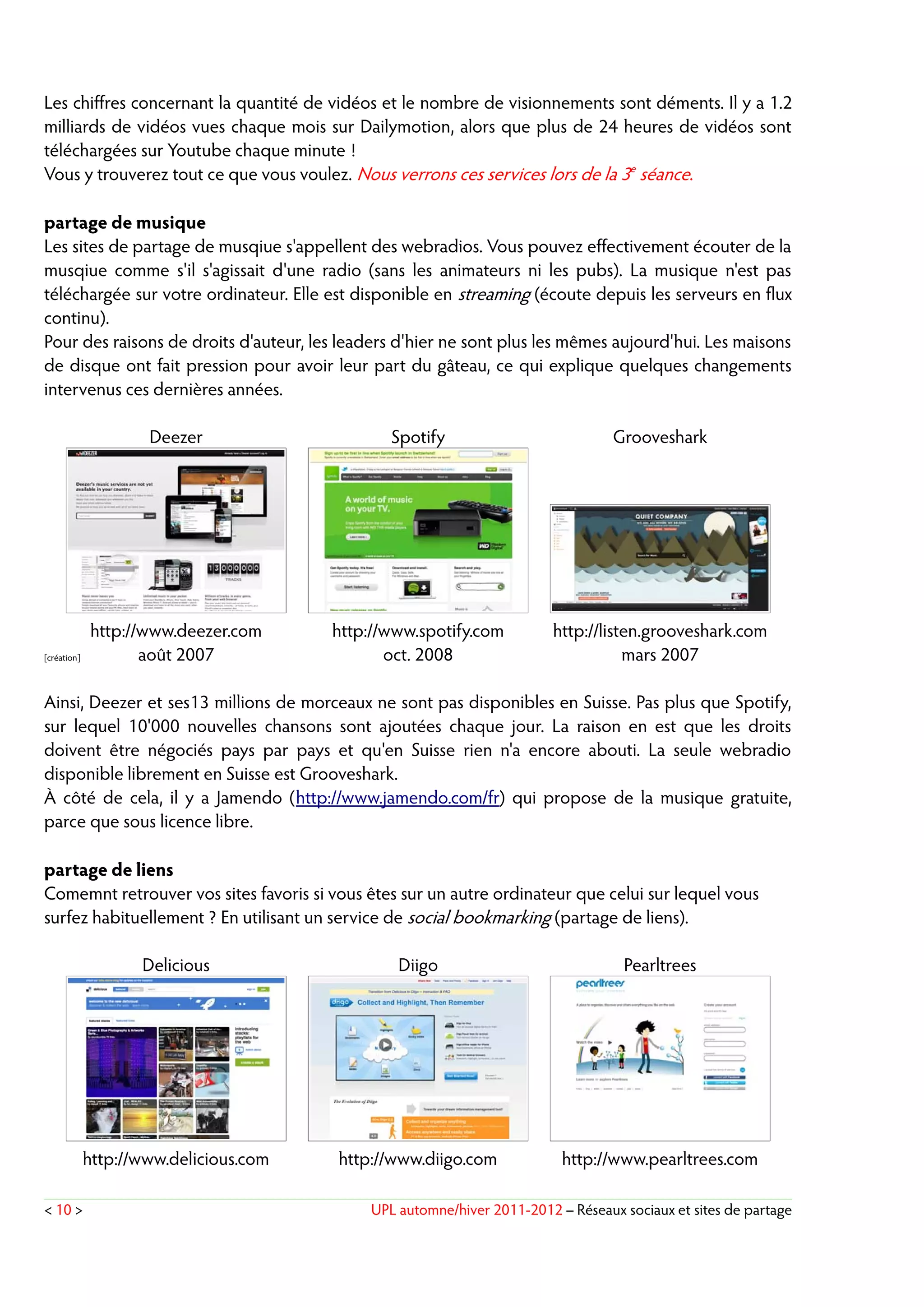 Que Pouvez vous Dire à Propos Du Site Europeana Les réseaux sociaux et les sites de partage
