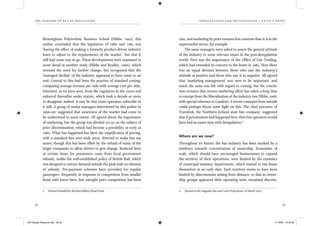 the dangers of bus re-regulation
52 53
d er egul ation and pr ivatisation – up to a point
Birmingham Polytechnic Business School (Hibbs, 1991), this
author concluded that the legislation of 1980 and 1985 was
‘having the effect of making a formerly product-driven industry
learn to adjust to the requirements of the market’, but that it
still had some way to go. These developments were examined in
more detail in another study (Hibbs and Bradley, 1996), which
stressed the need for further change, but recognised that the
‘managed decline’ of the industry appeared to have come to an
end. Central to this had been the practice of standard costing,
comparing average revenue per mile with average cost per mile,
inherited, as we have seen, from the regulators in the 1950s and
enforced thereafter under statute, which took a decade or more
to disappear; indeed, it may be that some operators subscribe to
it still. A group of senior managers interviewed by this author in
1996–995
suggested that awareness of the market had come to
be understood to some extent. All agreed about the importance
of marketing, but the group was divided 50–50 on the subject of
price discrimination, which had become a possibility as early as
1980. What has happened has been the simpliﬁcation of pricing,
with a standard fare over wide areas, directed to make bus use
easier, though this has been offset by the refusal of many of the
larger companies to allow drivers to give change. Reduced fares
at certain times for pensioners came from local government
subsidy, unlike the well-established policy of British Rail, which
was designed to attract demand outside the peak with no element
of subsidy. Pre-payment schemes have provided for regular
passengers, frequently in response to competition from smaller
ﬁrms with lower fares, but outright price competition has been
5 Research funded by the Rees Jeffreys Road Fund.
rare, and marketing by price remains less common than it is in the
supermarket sector, for example.
The same managers were asked to assess the general attitude
of the industry to some relevant issues in the post-deregulation
world. First was the importance of the Ofﬁce of Fair Trading,
which had extended its concern to the buses in 1985. Here there
was an equal division between those who saw the industry’s
attitude as positive and those who saw it as negative. All agreed
that ‘marketing management’ was seen to be important, and
much the same was felt with regard to costing, but the conclu-
sion remains that serious marketing effort has taken a long time
to emerge from the liberalisation of the industry (see Hibbs, 1998,
with special reference to London). A recent comment from outside
could perhaps throw some light on this. The chief executive of
Translink, the Northern Ireland state bus company, suggested
that if privatisation had happened ﬁrst, then bus operators would
have had an easier time with deregulation.6
Where are we now?
Throughout its history the bus industry has been marked by a
tendency towards concentration of ownership. Economies of
scale, which should have encouraged businessmen to expand
the territory of their operations, were limited by the existence
of municipal tramway departments, which started to run buses
themselves at an early date. Each territory seems to have been
limited by diseconomies arising from distance, so that as owner-
ship groups appeared their operating units remained discrete,
6 Quoted in the magazine Bus and Coach Professional, 18 March 2005.
IEA Danger Rereg bk.indb 52-53IEA Danger Rereg bk.indb 52-53 11/10/05 10:43:2811/10/05 10:43:28
 