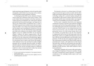 the dangers of bus re-regulation
86 87
th e importance of entr epr en eur sh ip
doubt assisted patronage development, as have the speciﬁc market
demographics, which include ‘easy win’ groups such as students,
tourists and public-transport-dependent commuters.
Go-Ahead group claims BSOG on the 5 kilometres of Espress
route in Oxford and 25 kilometres of the route in London. A stop
on the Oxford Tube was introduced on the M40 motorway at
Lewknor (Junction 6) in Blundred’s time, which attracts informal
park-and-ride and kiss-and-ride patronage,4
and Stagecoach can
claim for the Oxford–Lewknor (20-kilometre) leg as a result as
well.5
BSOG in general terms can offset around 10 per cent of oper-
ating costs (Atkins, 2003). Sutton (2005) understood that subsidy
may have played a part in justifying the introduction of the stop,
but reports that it now has self-sustaining levels of patronage,
and would not be withdrawn in the absence of BSOG. Similarly,
Eggleton (2005) was conﬁdent that BSOG was not important
enough to inﬂuence the Espress stopping pattern, with the
Hillingdon stop, which results in the largest proportion of BSOG
payment for the route, being itself revenue-generating. Eggleton
also conﬁrmed that the extension of the 50 per cent public subsidy
for concessionary fares to express coach services also brought in
useful additional revenue, but noted that the number of eligible
passengers had not noticeably altered the market. On balance,
subsidy has played a relatively small role in both services, particu-
larly in recent years, and the most likely response to withdrawal
would be to seek to increase load factors rather than increase
ticket prices or reduce services (Sutton, 2005).
4 The stop recently beneﬁted from being linked to a state-supported demand-re-
sponsive transport service.
5 This leg falls just inside the 15-mile inter-stop distance eligibility criterion for
scheduled long-distance coach routes.
The alternative rail service is an obvious feature of the oper-
ating environment for express coaches to London, with the substi-
tutable good being the limited-stop rail service on the alignment
via Reading, running with a 30-minute headway during the day
and timetabled to take around 55 minutes. Rail services are hence
less frequent, and the route is somewhat indirect and congested,
creating a level of unreliability, but rail travel is usually faster.
For this reason, comparative fares levels are an important
consideration. In general, coach fares in the South-East of England
are around 30 per cent lower than parallel rail journeys, this differ-
ence reﬂecting the greater travel time involved (Atkins, 2003). The
coach fares Oxford–London for most off-peak day-return fares
(09:00–15:00) are in fact 25 per cent cheaper. In the morning
peak period, however, the coach saving is greater than 60 per
cent, and after 15:00 greater than 50 per cent. The comparison
is complicated by the fact that the coach tickets allow return the
following day, which is not available with off-peak day-return rail
fares, while the travel-time differential is more favourable to rail at
peak times. Overall, the rail–coach comparisons support the view
that certain groups of travellers in the Oxford–London market are
particularly price sensitive, with implications for both demand
and mode choice, and that the coach operators have been able to
minimise a peaking in coach demand by exploiting the relatively
inﬂexible rail tariff structures, which reﬂect national as well as
local considerations.
While politics, geography and economics offer partial explana-
tions, though, the importance of historical coincidence through
the action of entrepreneurs remains important, as comparative
consideration of the Cambridge–London express coach route
seems to conﬁrm.
IEA Danger Rereg bk.indb 86-87IEA Danger Rereg bk.indb 86-87 11/10/05 10:43:3111/10/05 10:43:31
 