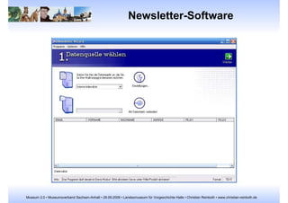 Auffindbarmachung eigener Inhalte 