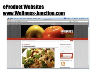 eProduct Websites
www.Wellness-Junction.com
 