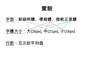 ʵ
ͣ¼w˿w΢ܛw

wС(26px), (21px), С(16px)

оࣺεƽֵ




                                 6
 