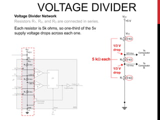 VOLTAGE DIVIDER


             2/3 Vcc




             1/3 Vcc
 