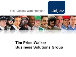 Tim Price-Walker
Business Solutions Group
 
