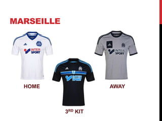 MARSEILLE
HOME AWAY
3RD KIT
 