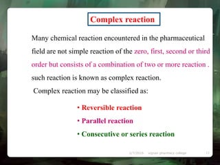 kinetics and drug stability | PPTX