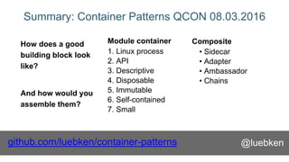 Container Patterns