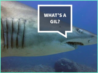 WHAT’S A
GIL?
 