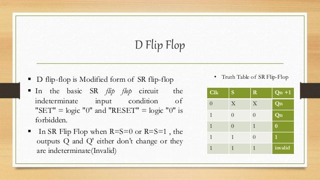 d flip flop