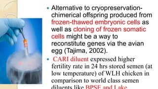 conservation of poultry genetic resources | PPTX