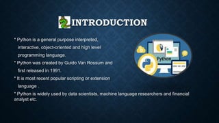 Python with dataScience | PPT