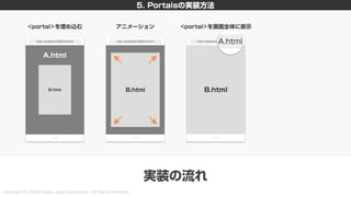 新しいHTML<portal>を利用した画面遷移設計 〜PayPayモールとYahoo!ニュースの事例を添えて〜 #devsumi