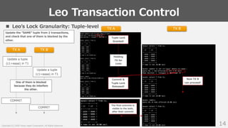 Prototyping a persistent-memory-native MySQL Storage Engine Leo #MySQL #Database #Transaction #PersistentMemory