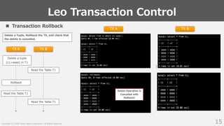 Prototyping a persistent-memory-native MySQL Storage Engine Leo #MySQL #Database #Transaction #PersistentMemory