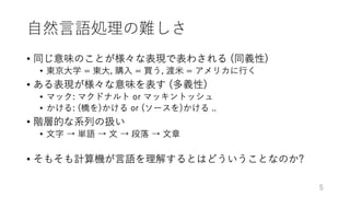 深層学習による自然言語処理入門: word2vecからBERT, GPT-3まで