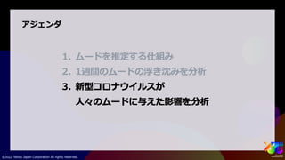 ビッグデータから人々のムードを捉える #yjtc