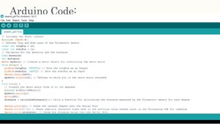 Arduino Code:
 