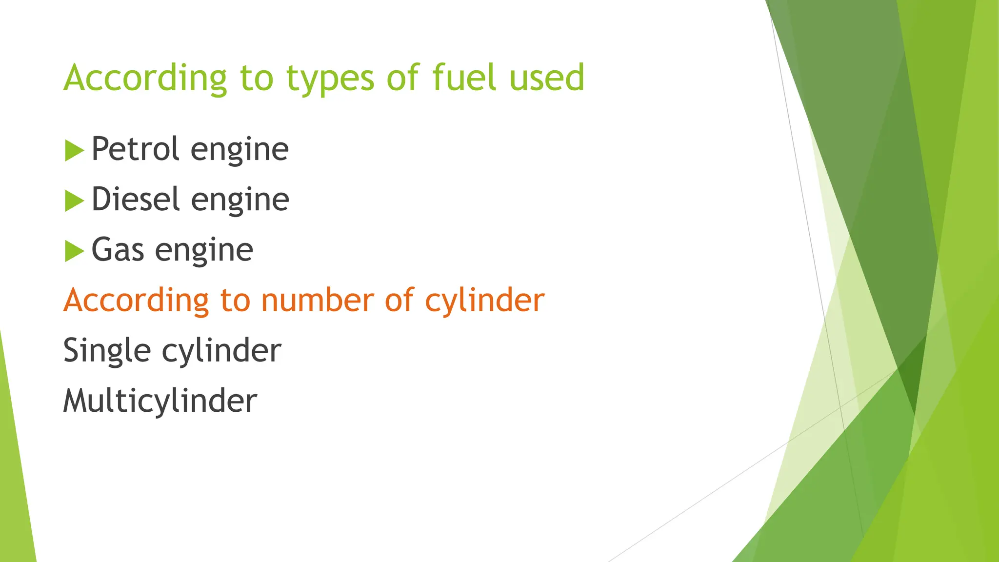 Number Engine Types Engine and its different types along with its working principal | PPT