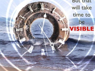 But that will take time to be   VISIBLE   