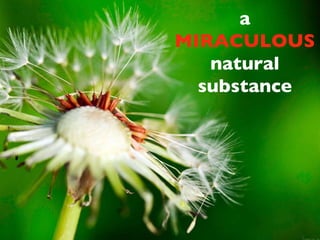 a  MIRACULOUS  natural substance 