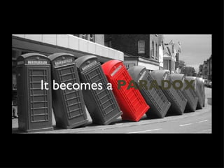 It becomes a  PARADOX 