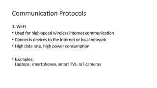 Comprehensive Overview of IoT Components, Protocols, and Platforms | PPTX