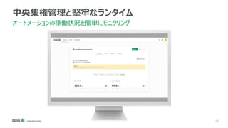 19
中央集権管理と堅牢なランタイム
オートメーションの稼働状況を簡単にモニタリング
 