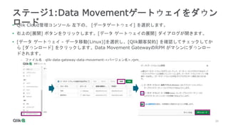 Qlik Cloudデータ統合：Data Gateway - Data Movementのセットアップ | PPTX