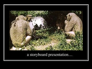 a storyboard presentation…
 