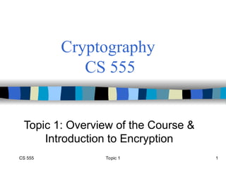 Cs Encryption Comprehensive Introduction to Cryptography and Encryption Techniques | PPT