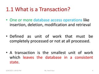 Introduction to transaction processing | PDF