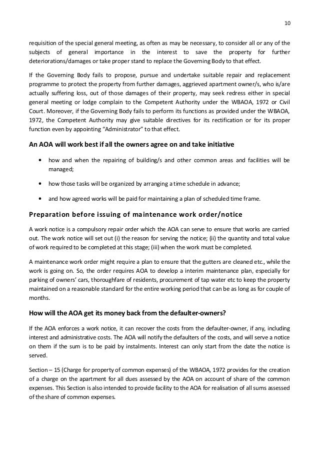 upload copy of compulsory repairs and maintenance 10 638