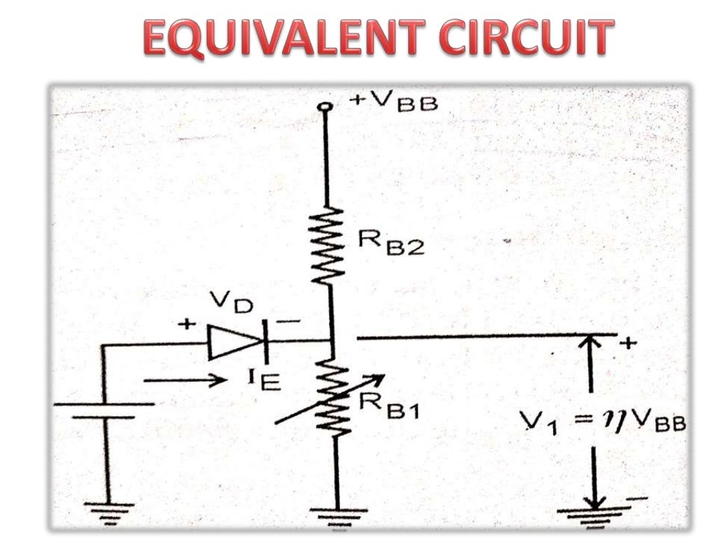 Uni junction transistor and a relaxation oscillator