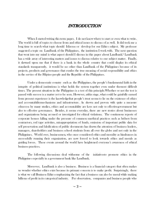 Ethics in the workplace essay