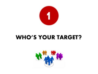 1
WHO’S YOUR TARGET?
 