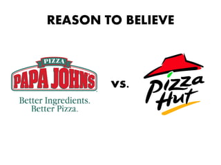 REASON TO BELIEVE



        vs.
 