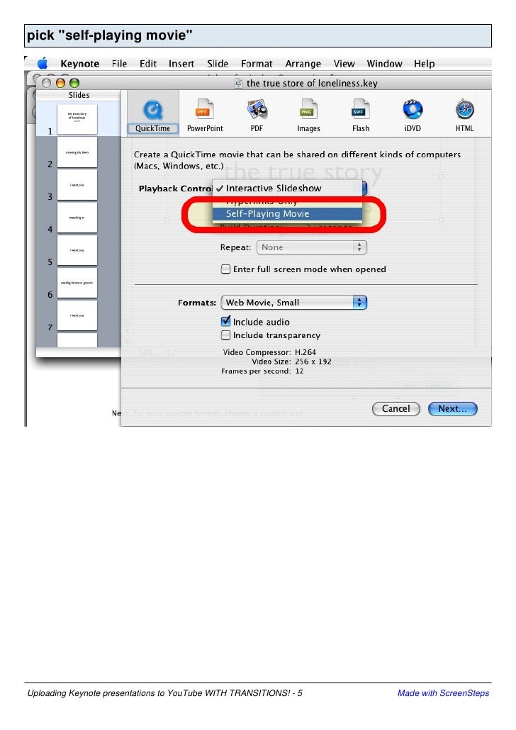 embed video in keynote presentation