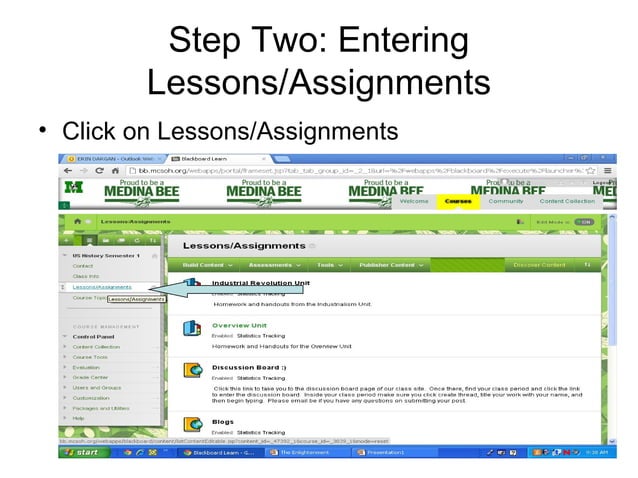 Uploading assignments to blackboard | PPT