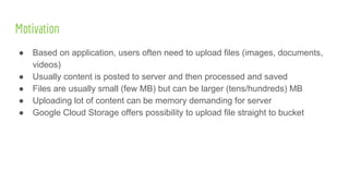 Uploading multiple files to Google Cloud Storage | PDF