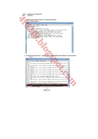 LAPORAN SEMENTARA (LINUX NETWORKING)