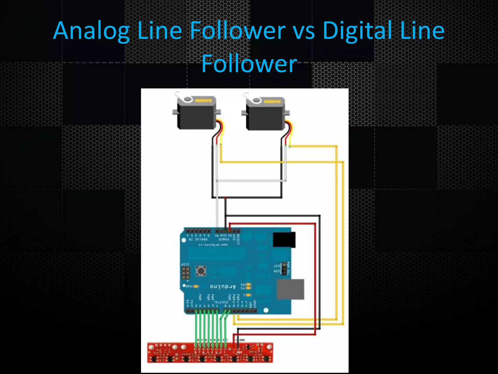 Analog Line Follower vs Digital Line Follower 
