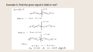 Signals Not Signals Examples Introduction to Signals, Classification of Signals, Energy and Power ...