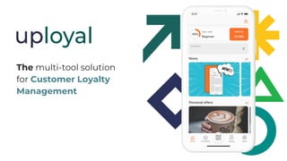 The multi-tool solution
for Customer Loyalty
Management
 