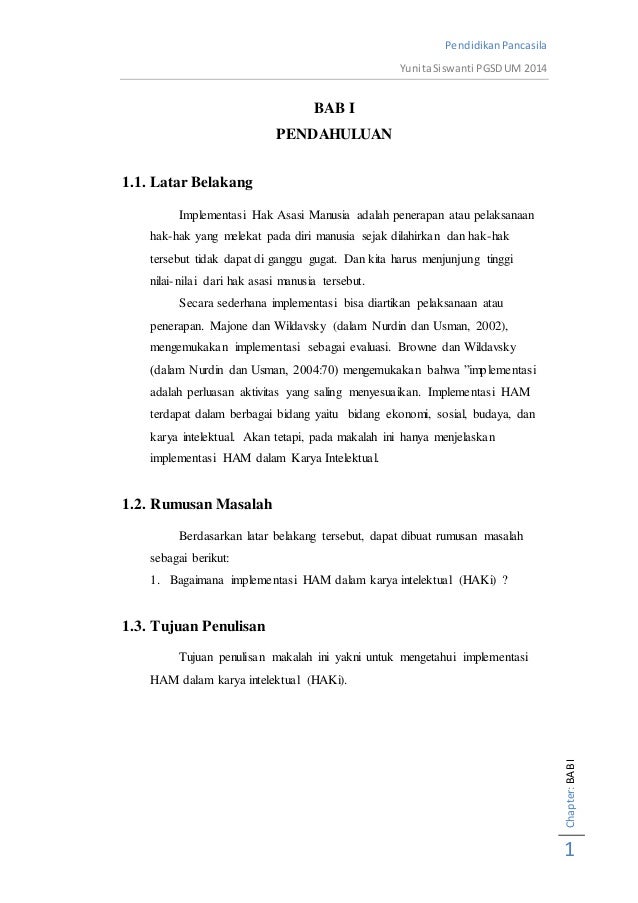 Implementasi HAM dalam Karya Intelektual (HAKi)
