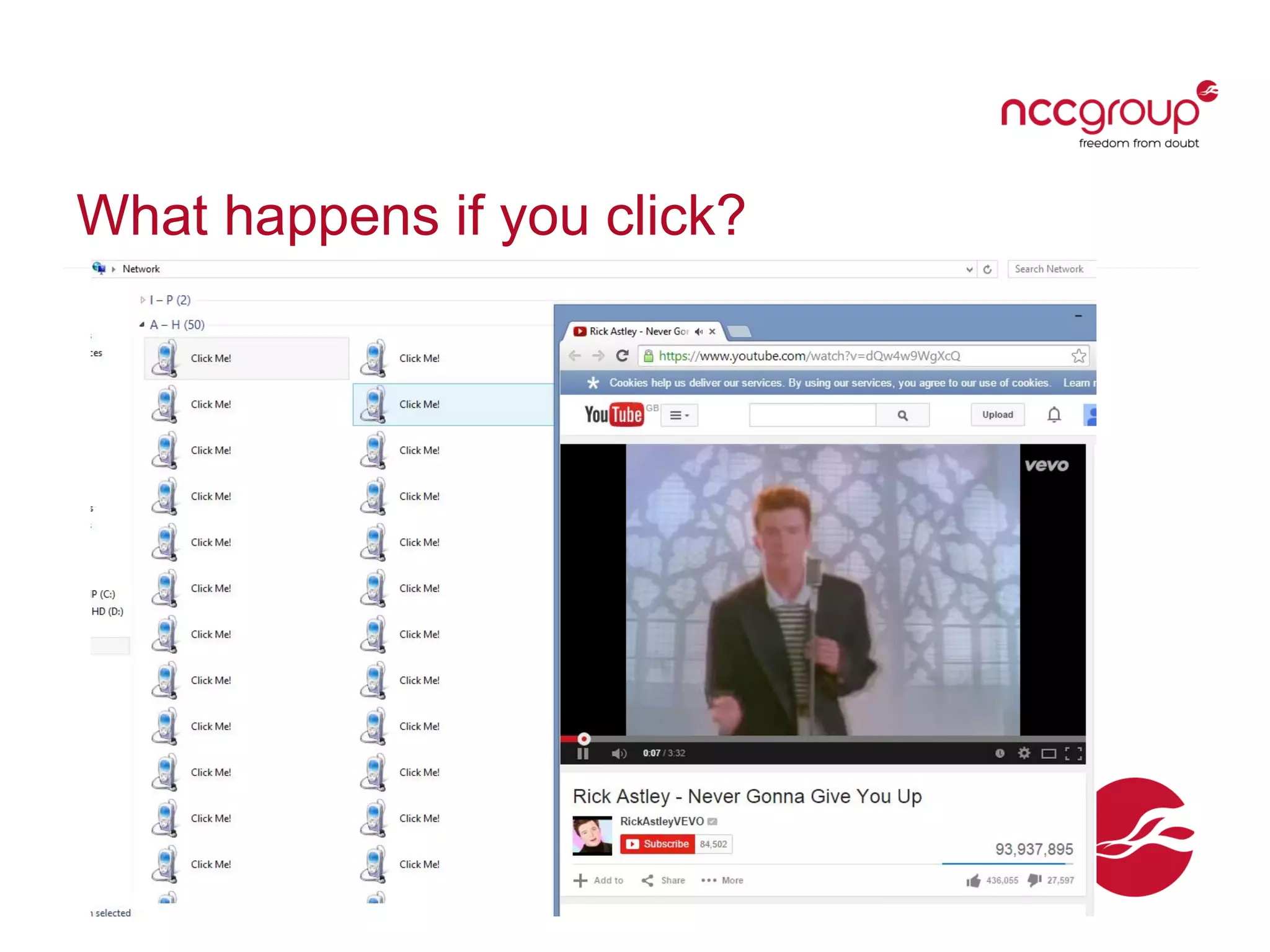 What happens if you click?
 