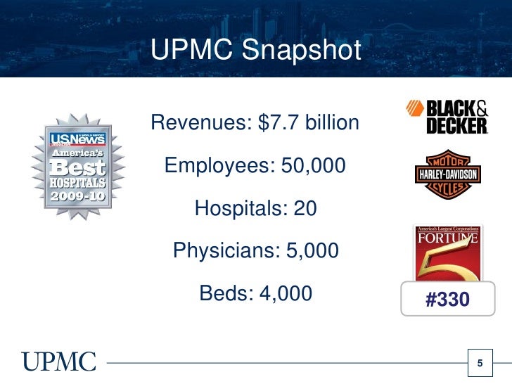 CFO inar Supply Chain Transformation at UPMC