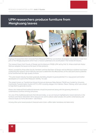 UPM innovation bulletin