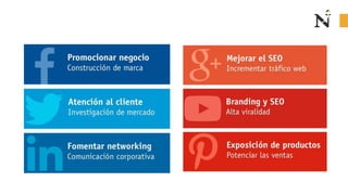 “Hay una gran oportunidad de segmentar las redes sociales y
plataformas digitales para establecer una estrategia digital
eficiente en función a los objetivos de las compañías.”
45
 